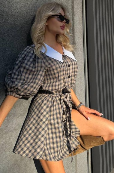 Платье c воротничком  MSM-250A600