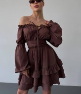 Романтическое платье со шнуровкой  MSM-213.1A500