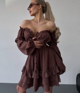 Романтическое платье со шнуровкой  MSM-213.1A500