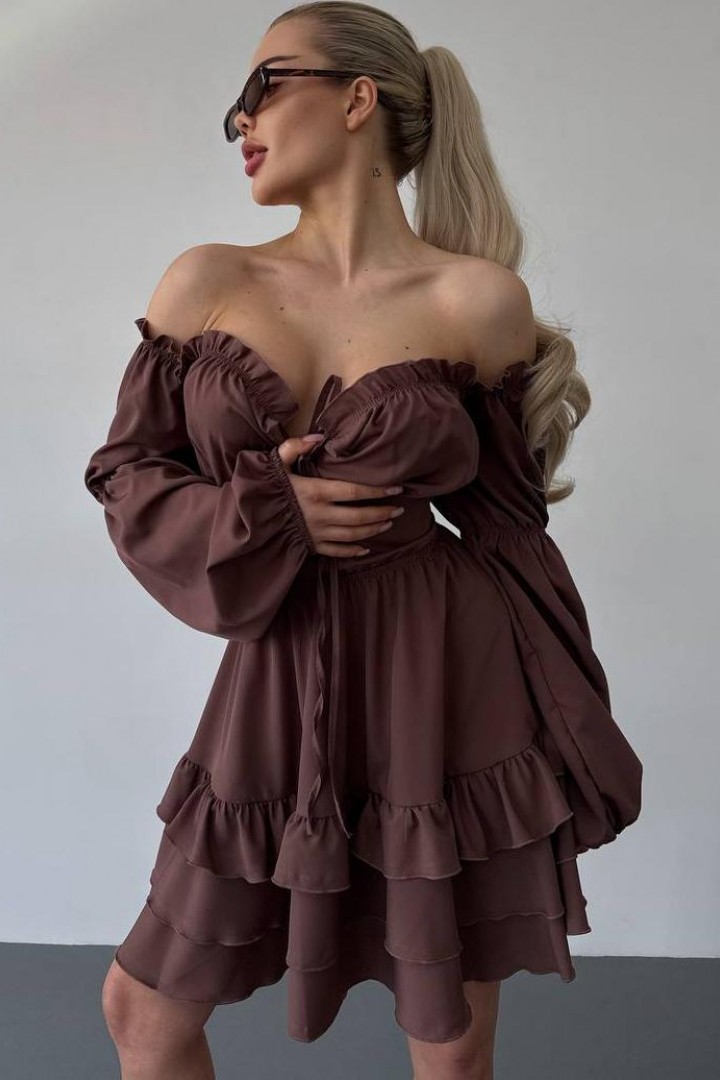 Романтическое платье со шнуровкой  MSM-213.1A500