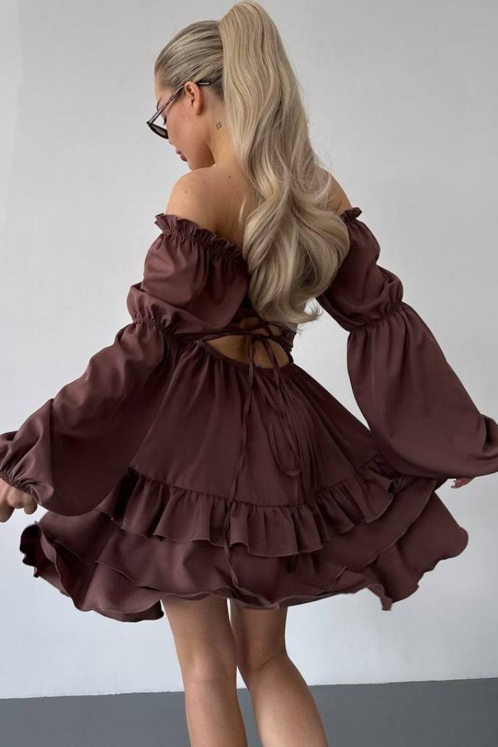 Романтическое платье со шнуровкой  MSM-213.1A500