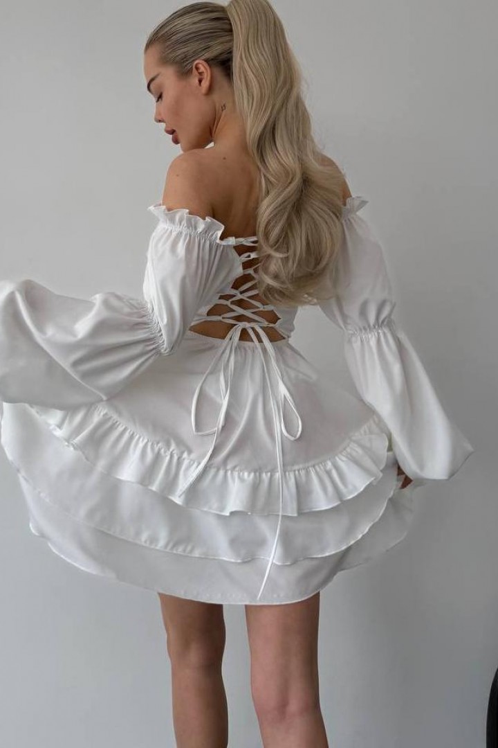 Романтическое платье со шнуровкой  MSM-213.1A500