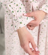 Длиное платье на пуговицах   BAV-2613A740