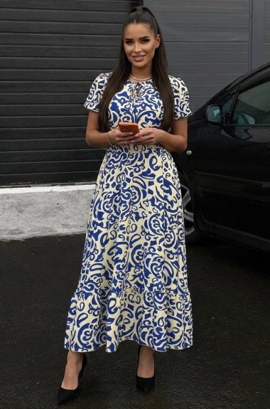 Платье с цветочным принтом IMMA-365A590B690