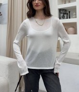 Базовый лонгслив  AMU-2641A469