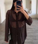 Рубашка с камушками AMU-1468A599