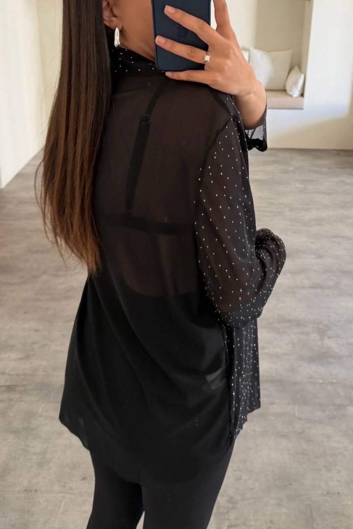 Рубашка с камушками AMU-1468A599