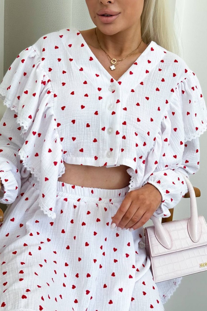 Муслиновый костюм   JK-2048A600