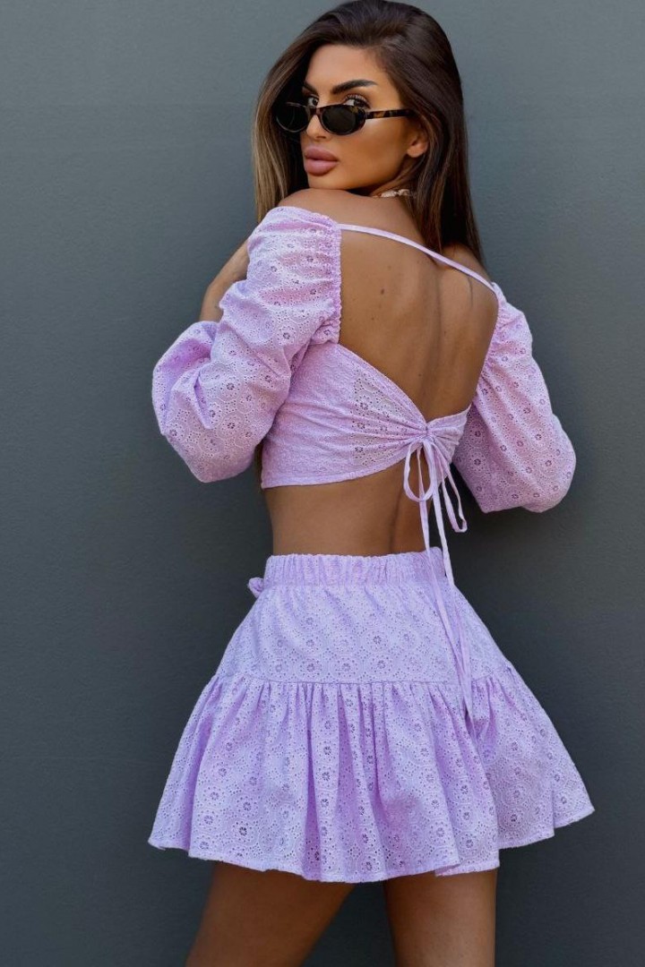 Костюм блуза з спідцею шортами   MB-61A600