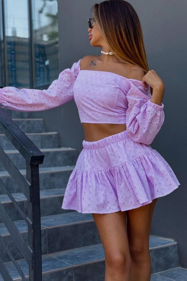 Костюм блуза з спідцею шортами   MB-61A600