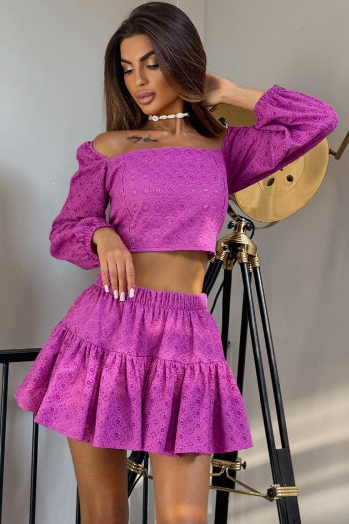 Костюм блуза з спідцею шортами   MB-61A600