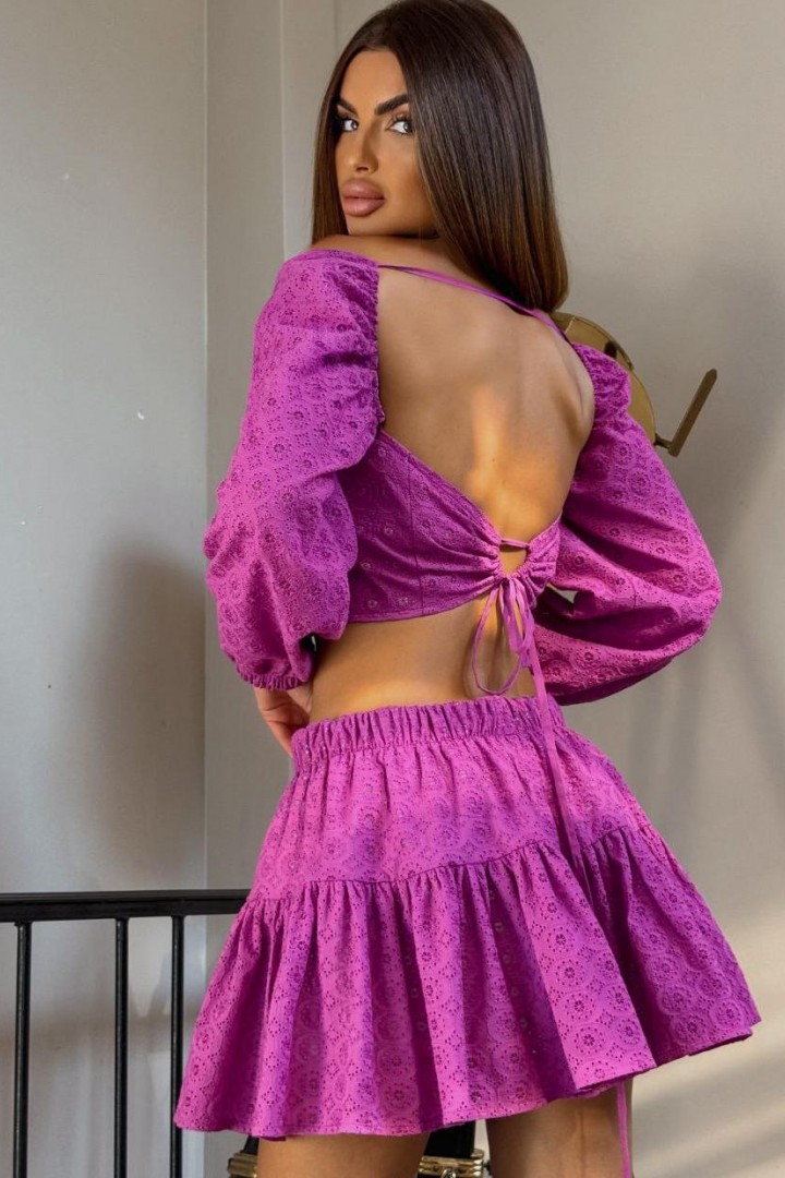 Костюм блуза з спідцею шортами   MB-61A600