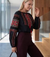 Нежная рубашка вишиванка  AMU-6164A925