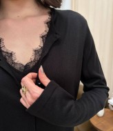 Кофта с имитацией майки  AMU-2665A650