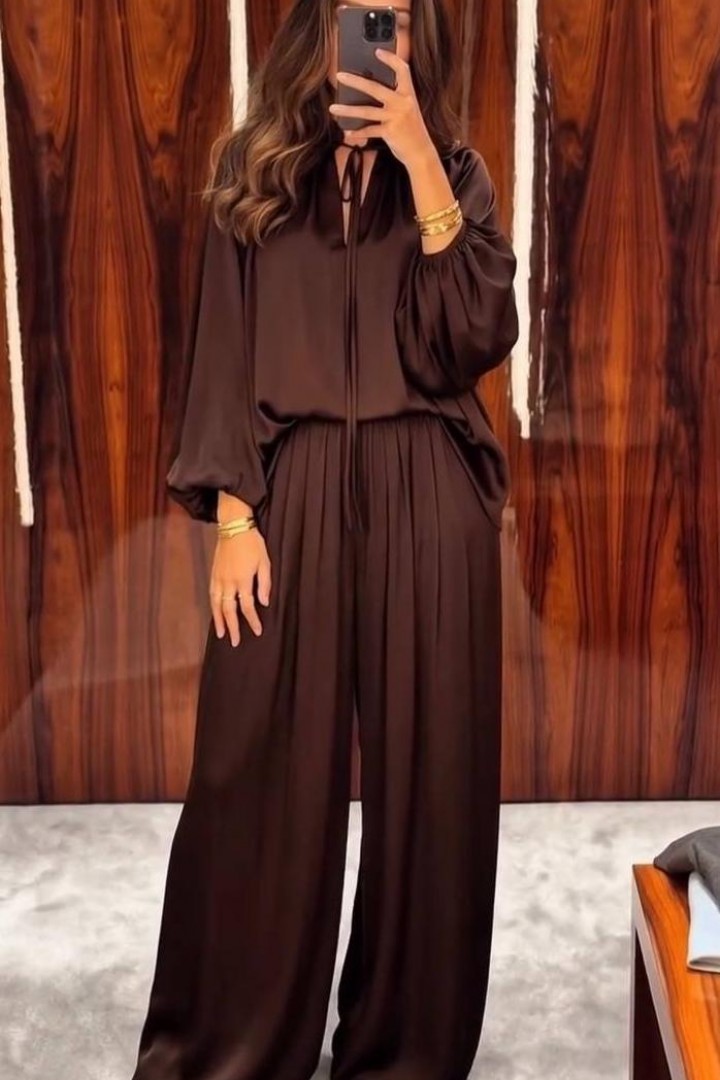 Шёлковый  костюм JW-420A680