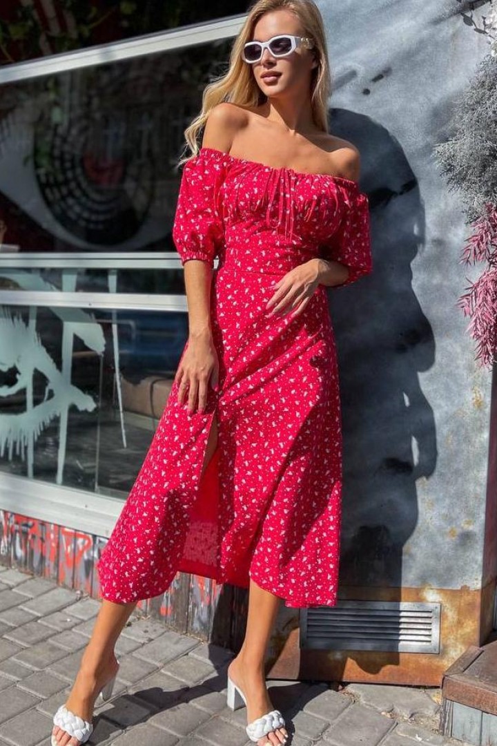 Сукня з розрізом SOL-2809A400  