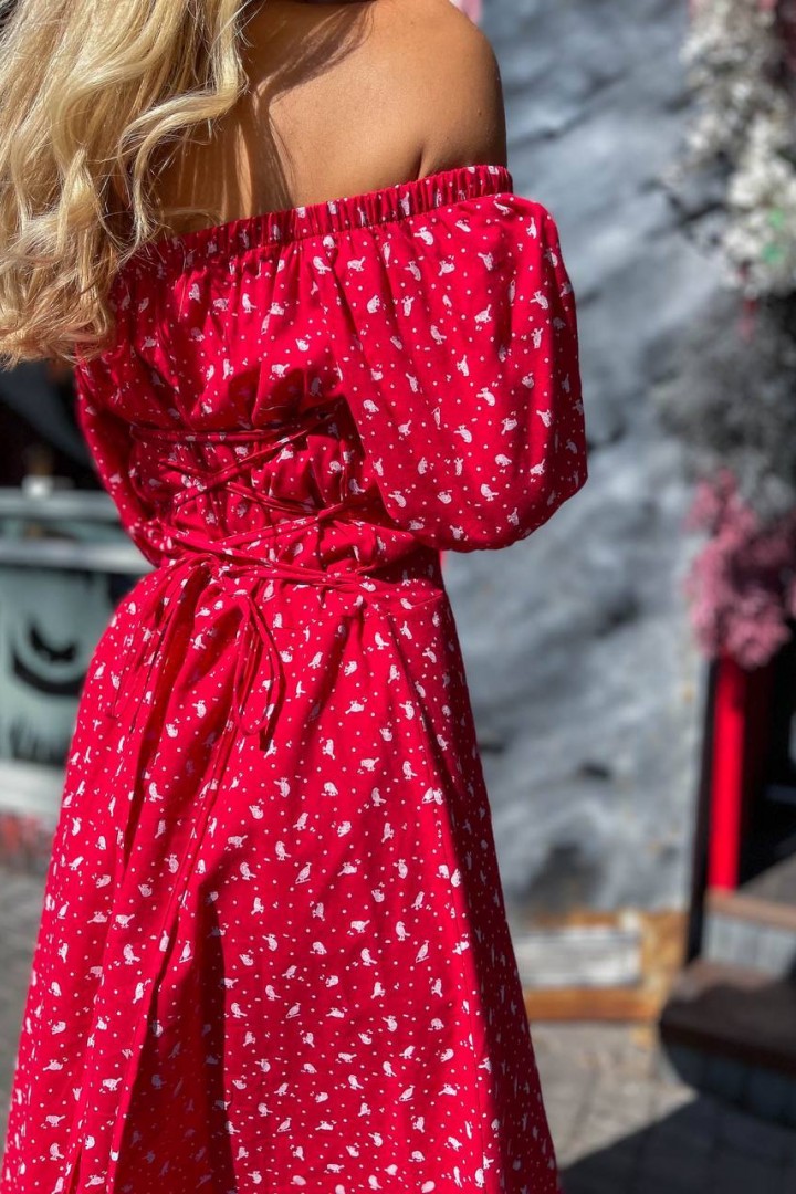 Сукня з розрізом SOL-2809A400  