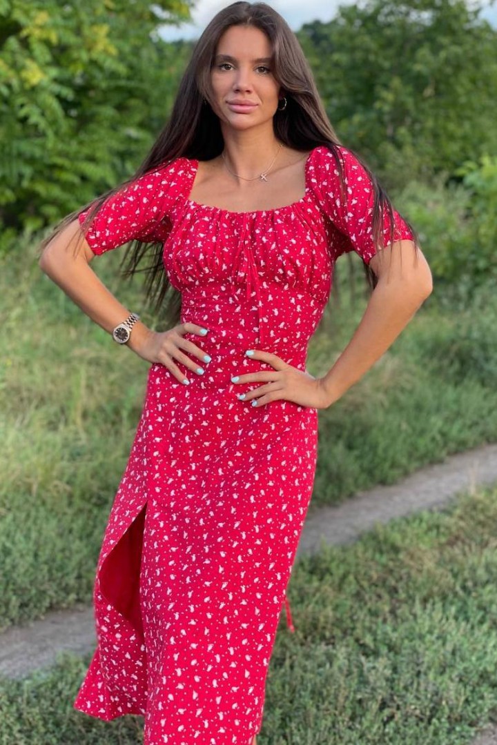 Сукня з розрізом SOL-2809A400  