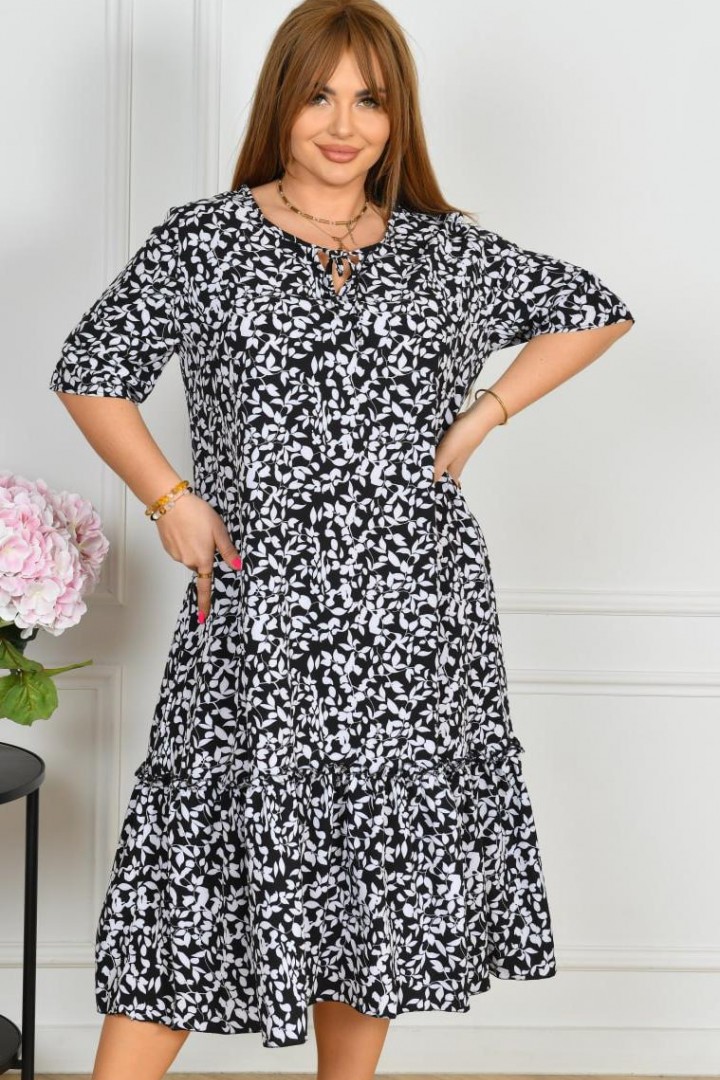 Платье с воланом  ST-515A500