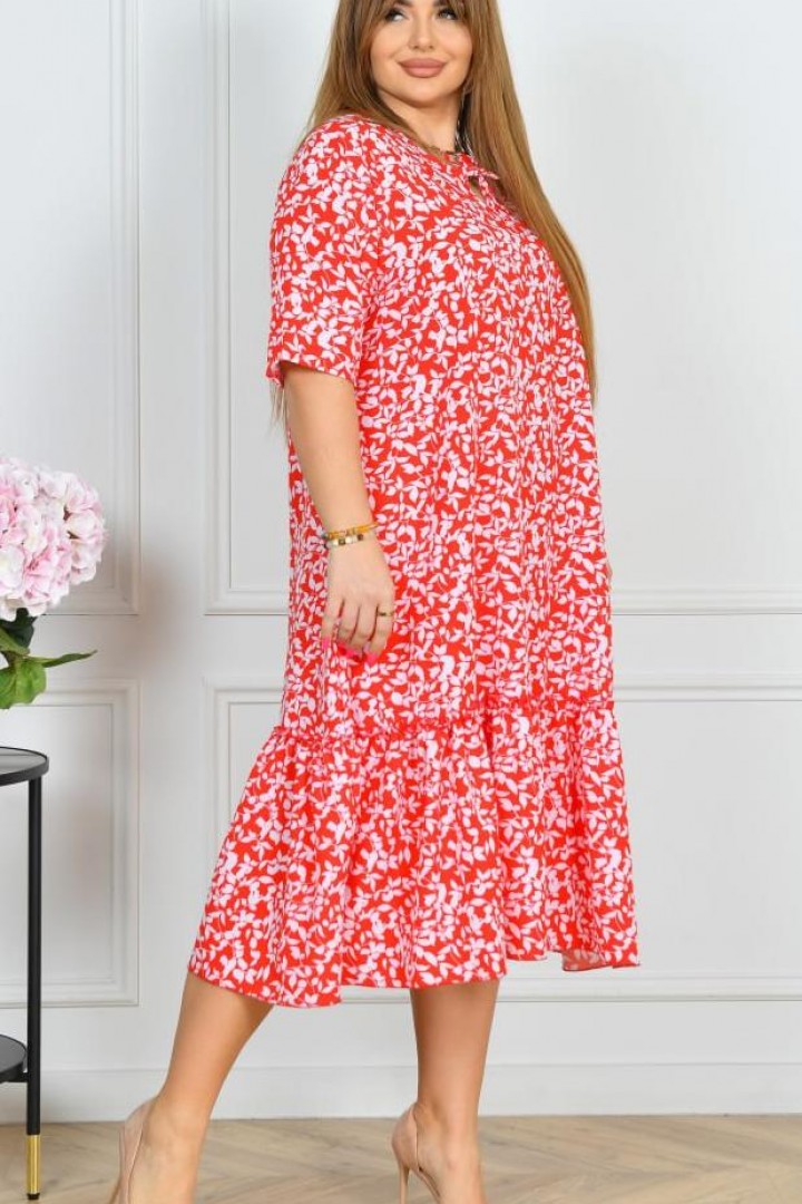 Платье с воланом  ST-515A500