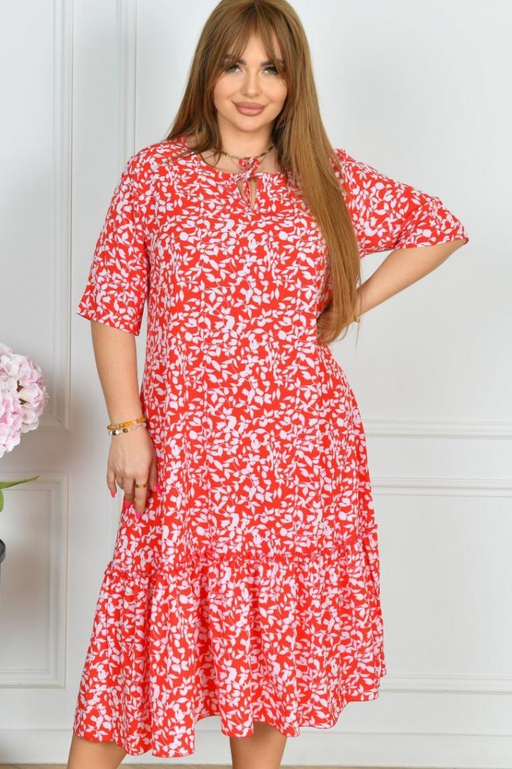 Платье с воланом  ST-515A500