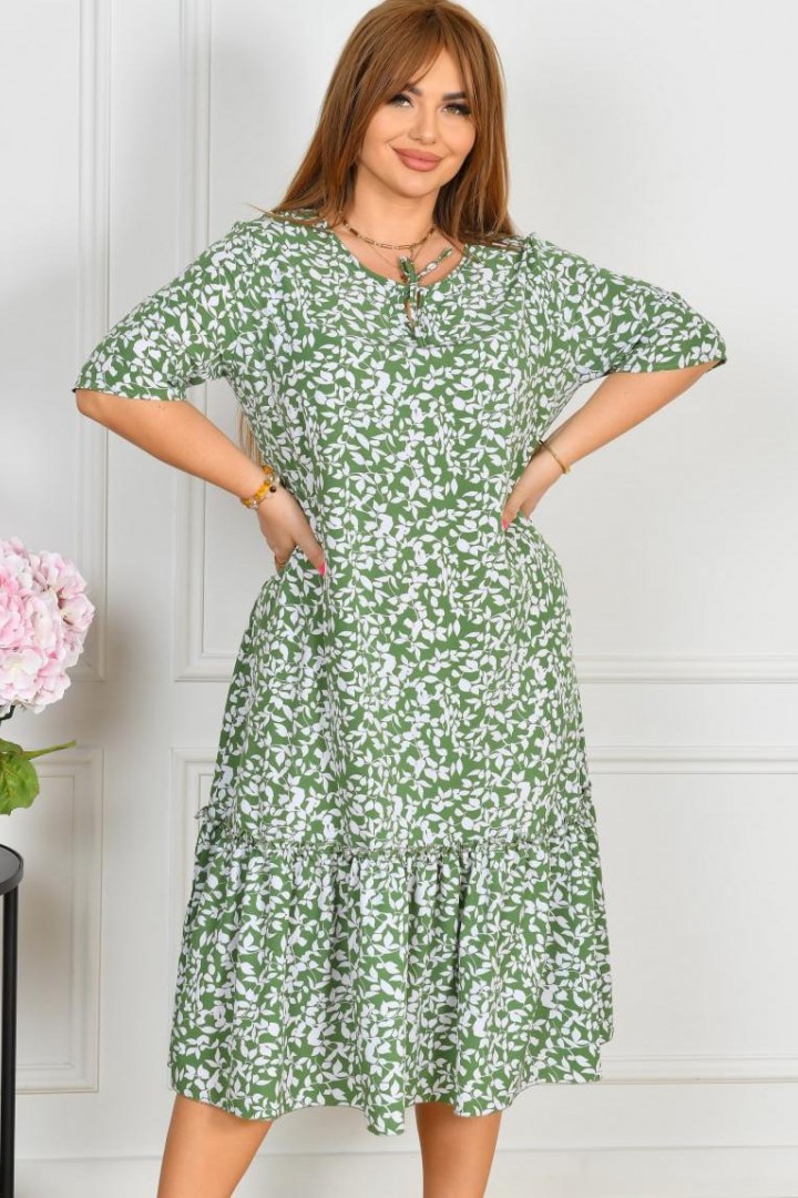 Платье с воланом  ST-515A500