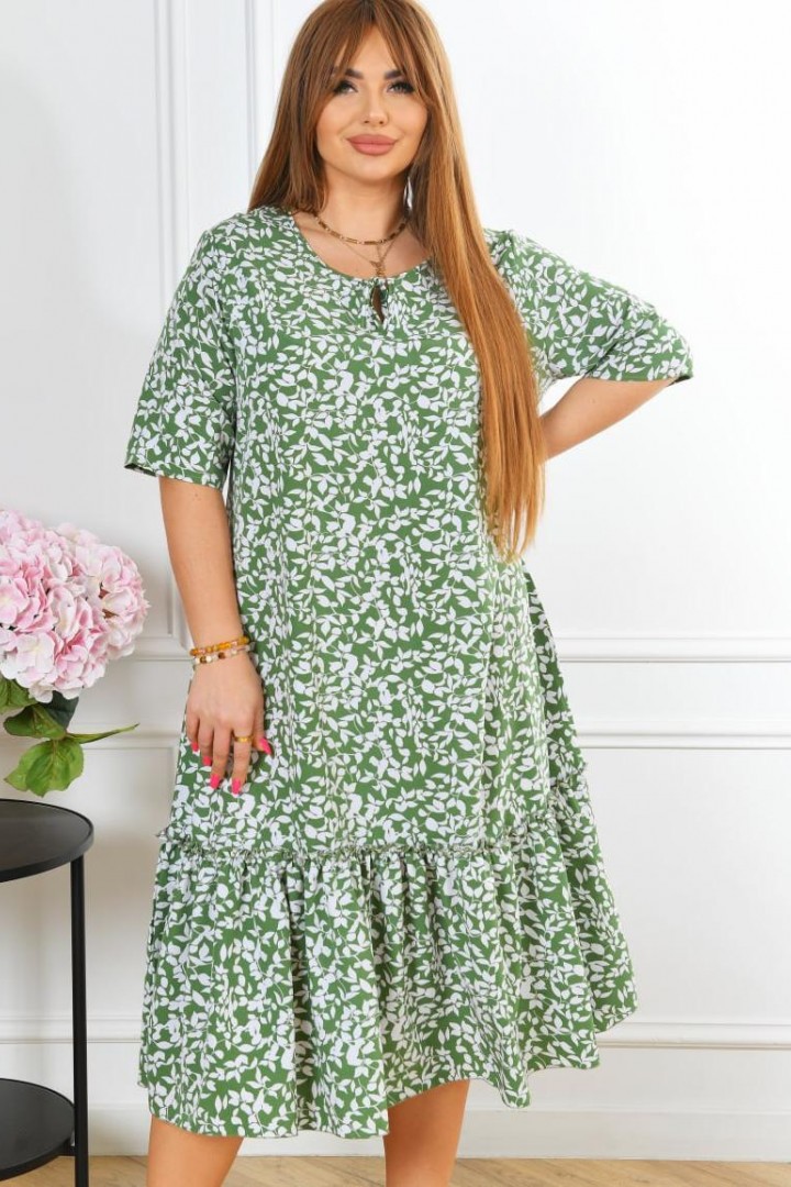 Платье с воланом  ST-515A500