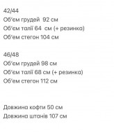 Легкий костюм штани + кофтинка ANM-442A800
