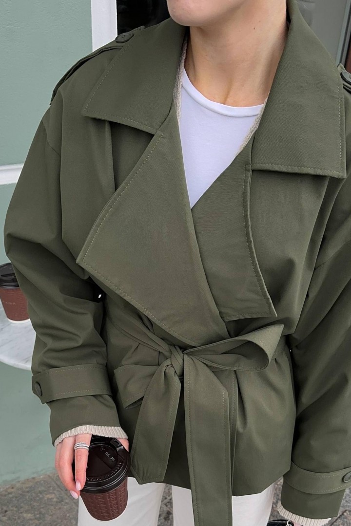 Тренч на подкладке  HOU-434A799