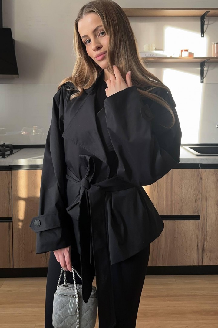 Тренч на подкладке  HOU-434A799