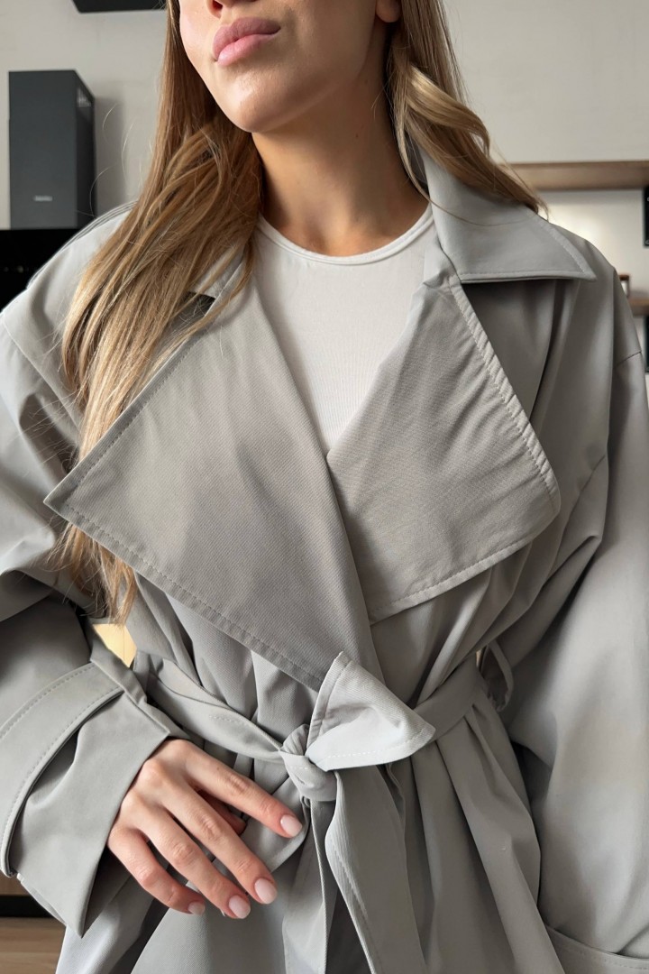 Тренч на подкладке  HOU-434A799