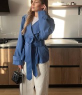 Тренч на подкладке  HOU-434A799