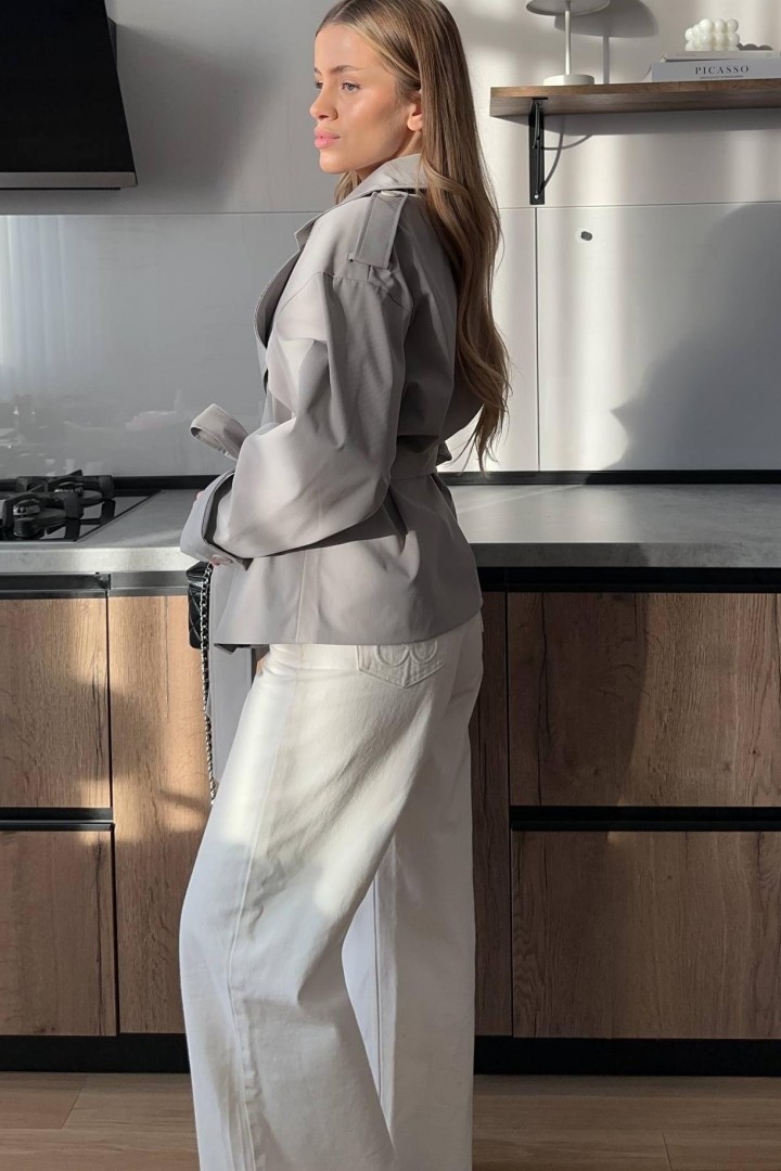 Тренч на подкладке  HOU-434A799