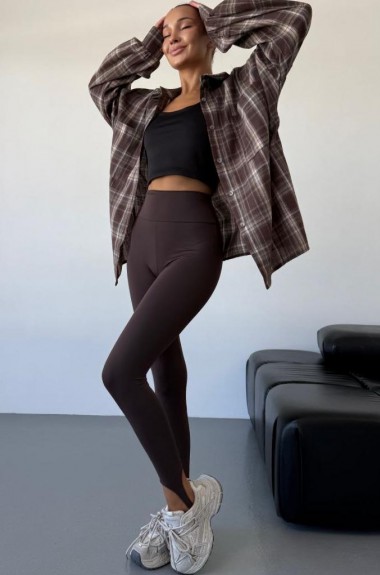 Трендовые лосины со штрибками COB-873.2A399