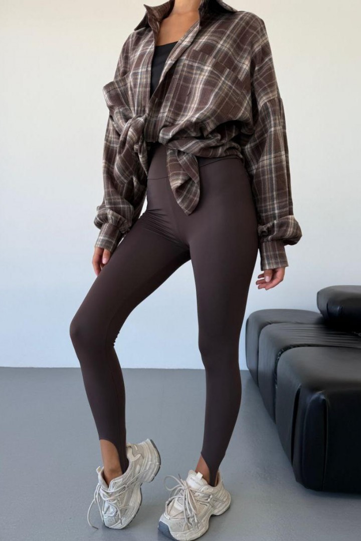 Трендовые лосины со штрибками COB-873.2A399