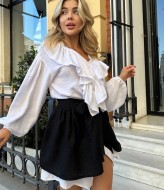 Сукня сорочка  з баскою  MSM-249A600 