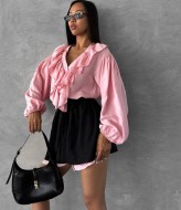 Сукня сорочка  з баскою  MSM-249A600 