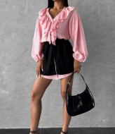 Сукня сорочка  з баскою  MSM-249A600 