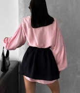 Сукня сорочка  з баскою  MSM-249A600 