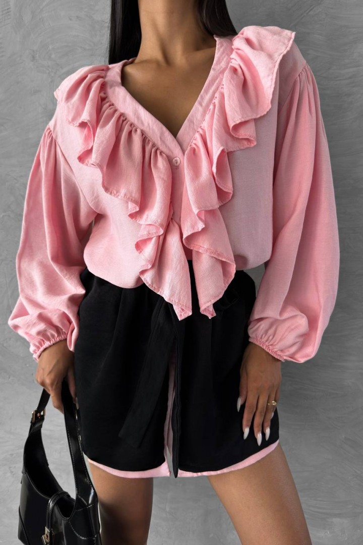 Сукня сорочка  з баскою  MSM-249A600 