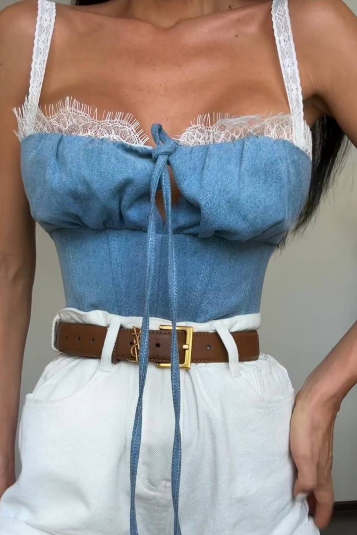 Джинсовый корсет JW-419A450