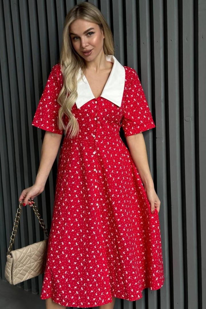 Сукня з комірцем SOL-2978A500 