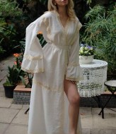 Ніжна сукня  на запах SOL-3043A1100 