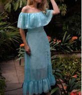 Ніжна сукня з оборками SOL-3045A600 