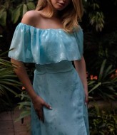 Ніжна сукня з оборками SOL-3045A600 