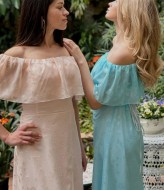 Ніжна сукня з оборками SOL-3045A600 