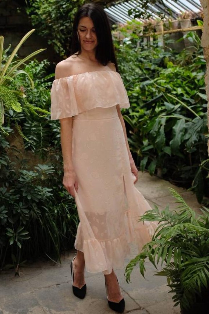 Ніжна сукня з оборками SOL-3045A600 