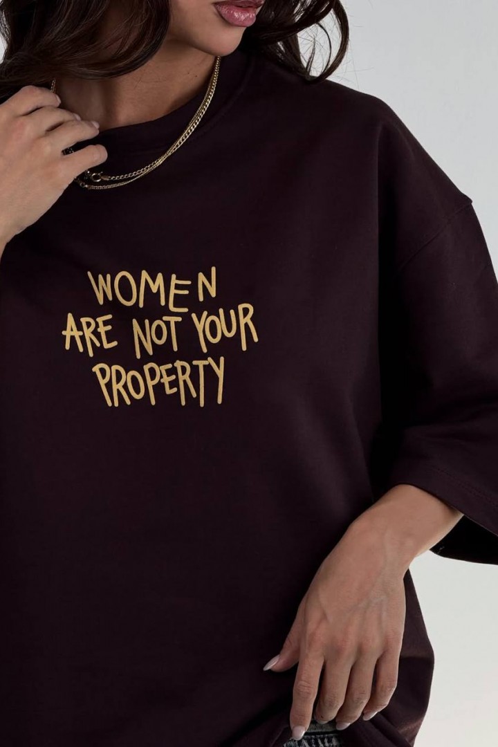 Оверсайз футболка с принтом   MSM-302A410