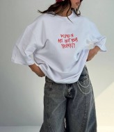 Оверсайз футболка с принтом   MSM-302A410