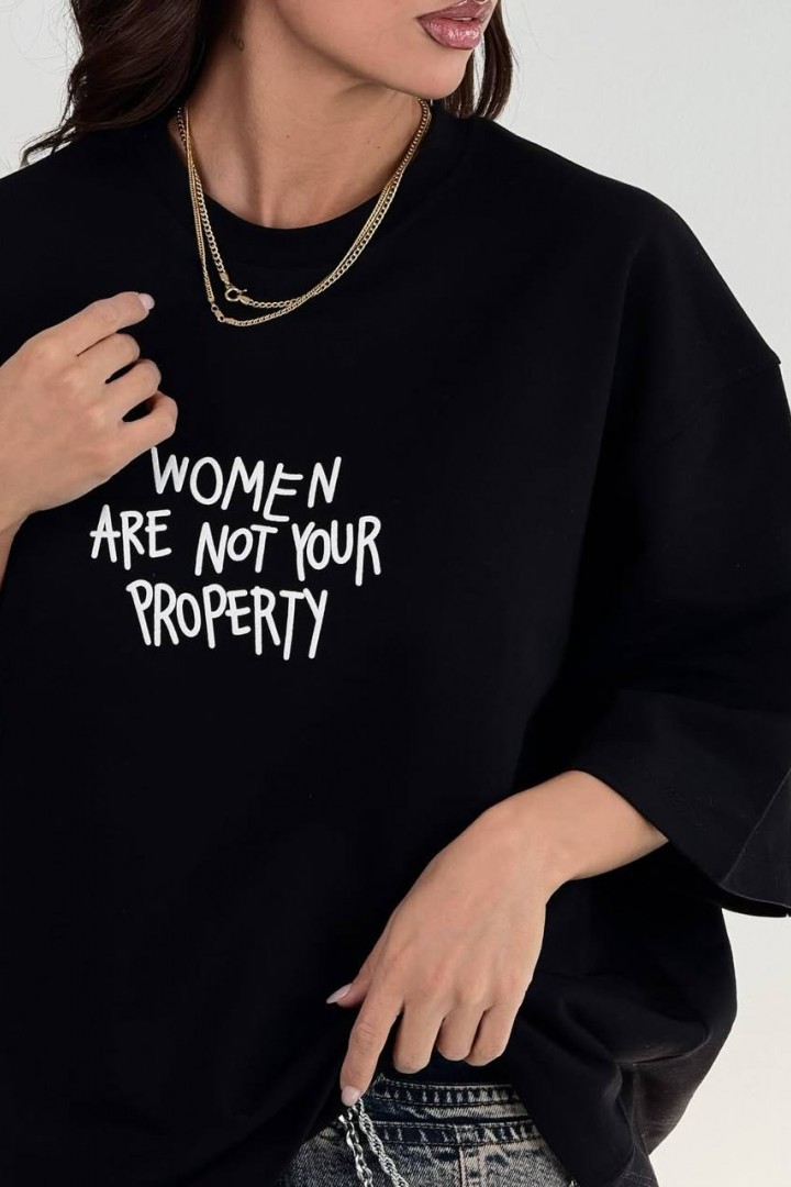 Оверсайз футболка с принтом   MSM-302A410